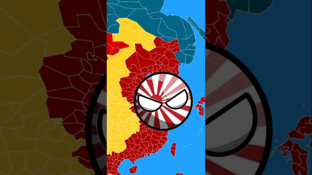 Japon 1945 Vs Japon 2026 #humordepaises #countryballs #humor #REVIVAMOSLOSCOUNTRYBALLS