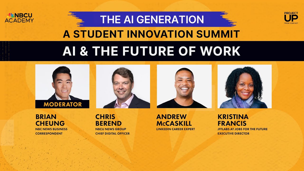 A Student Innovation Summit - AI & The Future of Work - YouTube
