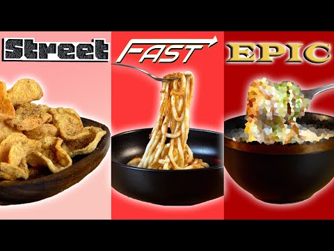 Aglio e Olio in 3 VERSIONI che non sapevi di volere | STREET-FAST-EPIC