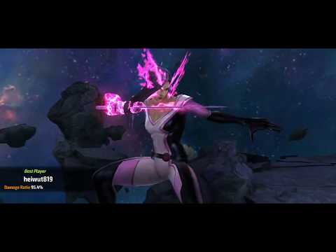 Marvel Future Fight Galactus gbr - Psylocke solo carry ctp of rage