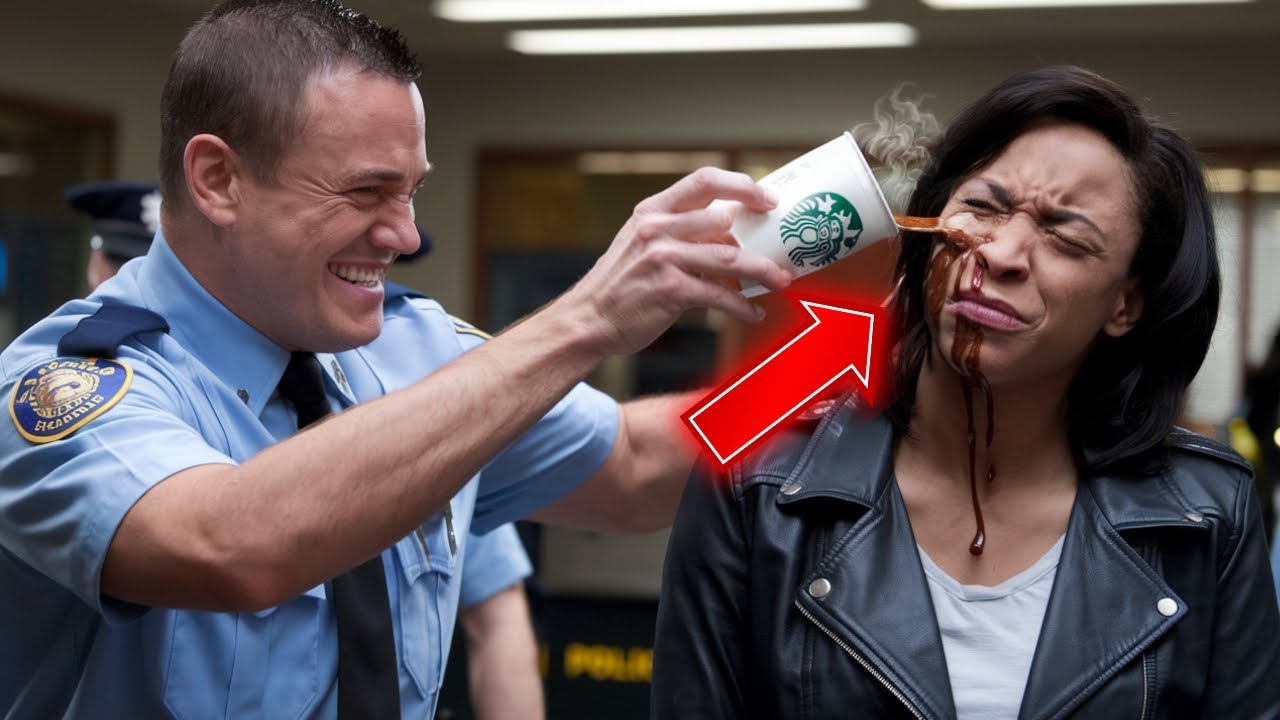 Racist Cop throws hot coffee in woman's face without knowing she's the new chief of police...