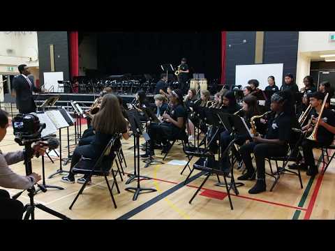 Earnscliffe SPS Jazz Band Performing Goodbye Pork Pie Hat by Alan Baylock