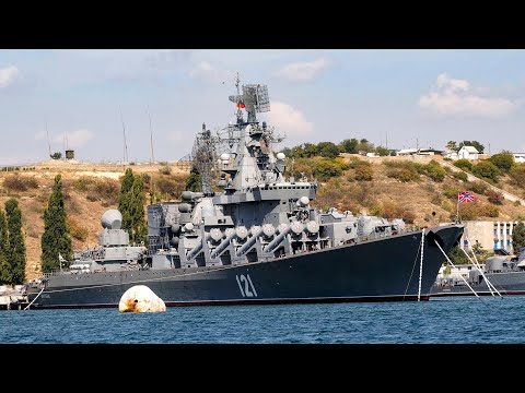 Russian flagship missile cruiser Movska sinks after suffering severe damage