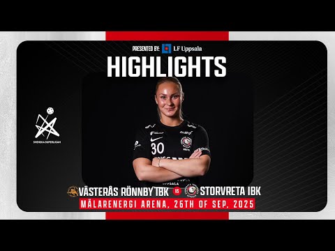 Highlights Västerås Rönnby IBK vs Storvreta IBK