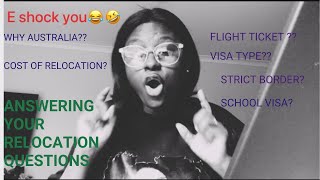 Answering all relocation questions|| Nigeria to Australia ||relocation tips| Japa Vlog