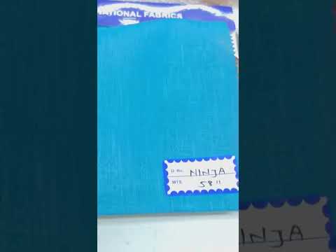 Poly Cotton Linen Shirting Fabric Width 58