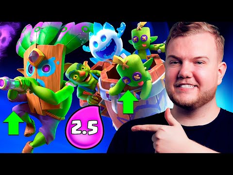 NEW 2.5 LOG BAIT CYCLE DECK IS PERFECT TO PUSH IN CLASH ROYALE!