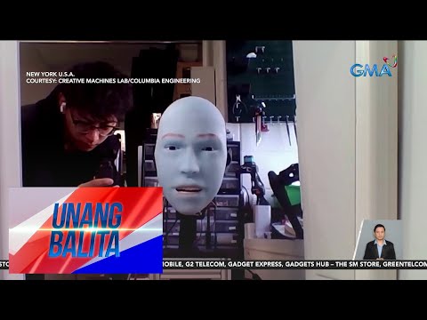 Robot, kayang gayahin ang iba't ibang facial expression ng tao UB