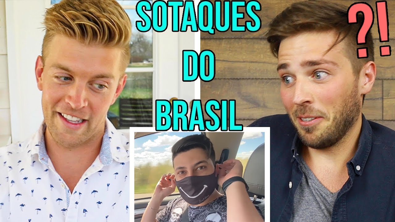 GRINGOS ADIVINHAM SOTAQUES DO BRASIL 🇺🇸🇧🇷