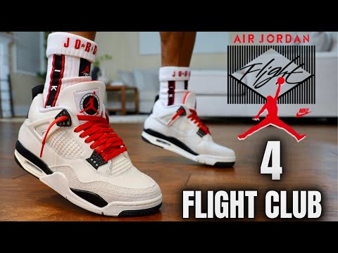 THE FIRST RETRO OF 2026 IS HERE! JORDAN 4 FLIGHT CLUB DETAILED REVIEW & ON FEET W LACE SWAPS!