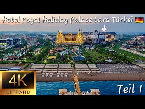 Hotel Royal Holiday Palace Lara Türkiye German 🇩🇪 (PART 1) Main Entrance / Reception / Lobby