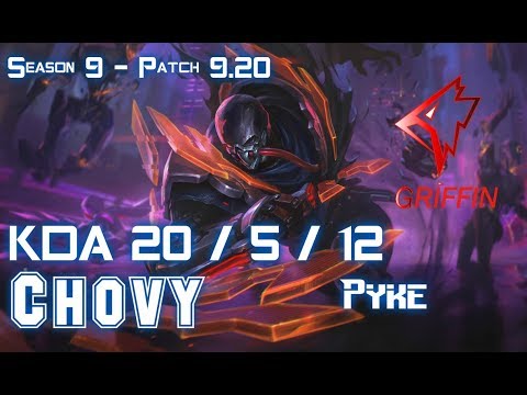 GRF Chovy PYKE vs ZED Mid - Patch 9.20 EUW Ranked
