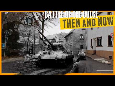 Battle of the Bulge - Then and Now - No pictures - real film Pt1.
