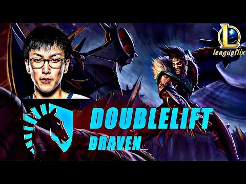 TL Doublelift Draven vs Kalista Season 8 League of Legends Pro Gameplay Patch 8.1