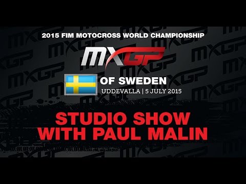 MXGP of Sweden Studio Show w/ Gautier Paulin, Christophe Charlier & Sylvain Geboers