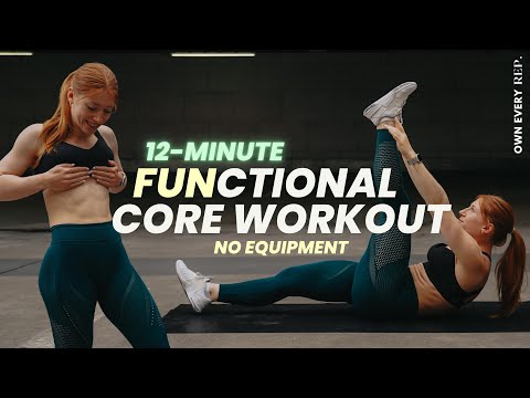 12 Min. Functional Core Workout | FUN Ab Workout | All Levels + Modifications