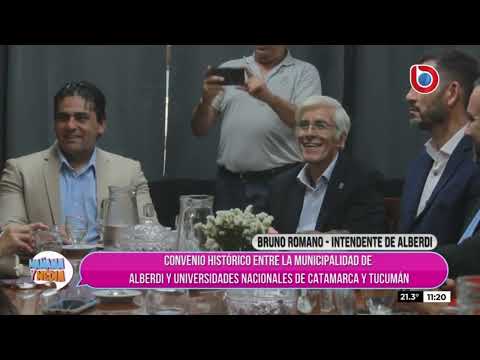 Histórico convenio entre la Municipalidad de Alberdi y Universidad Nacional de Catamarca y Tucumán