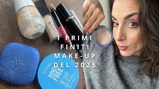 I PRIMI FINITI MAKE-UP DEL 2025 ✅🗑️ #empties #finitidelperiodo #febbraio2025
