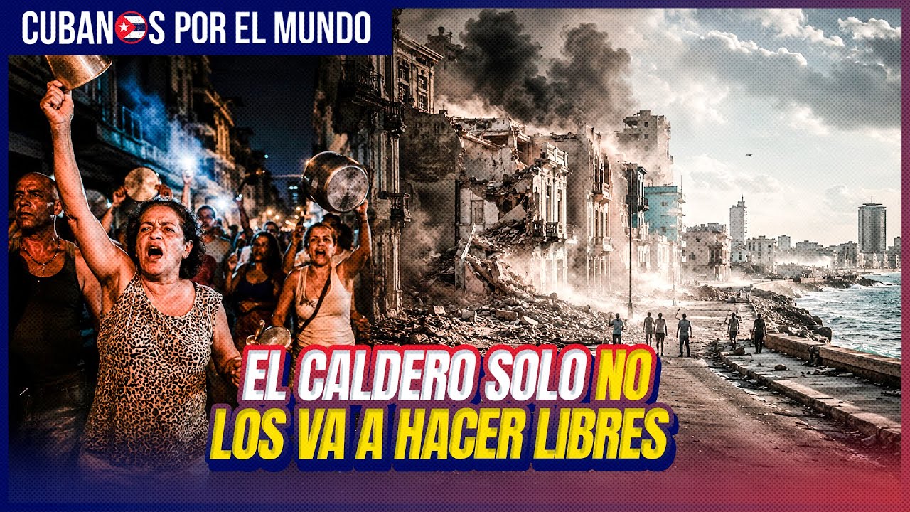Protestas en Cuba por apagones: derrumbe en el Malecón de La Habana