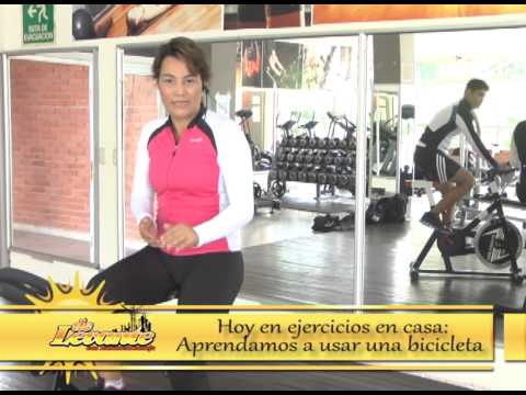 Forma correcta de utilizar la bicicleta estática o estacionaria