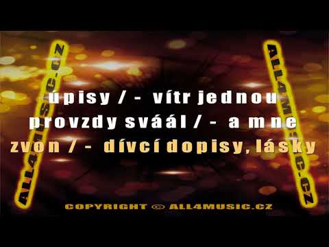 KJ0263 KORN JIŘÍ-Robinson (Karaoke verze)