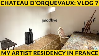 the end of my international artist residency
