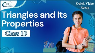 Class 10 | Triangles and Its Properties | Maths Olympiad | CREST Olympiads
