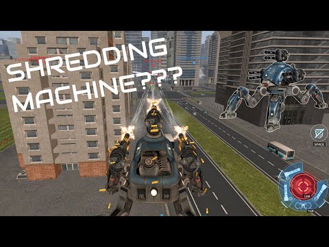War Robots - Fujin with 3 Punisher T - SHREDDING MACHINE???