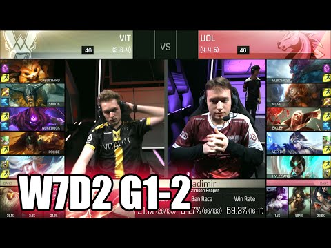 Unicorns of Love vs Vitality | Game 2 S6 EU LCS Summer 2016 Week 7 Day 2 | UOL vs VIT G2 W7D2 1080p