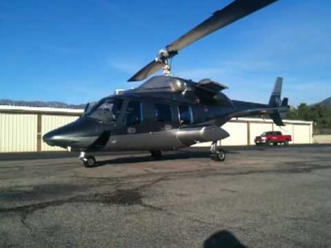 Bell 222 helicopter turbine engine start