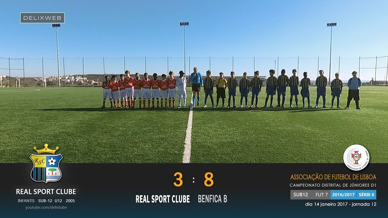 Real Sport Clube (3-8) Benfica B