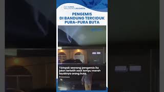 Pengemis di Bandung Pura pura Buta Minta Uang saat Lampu Merah, namun Jalan Santai saat Lampu Hijau