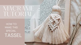 Macrame tutorial how to make special tassel מקרמה סרטון הדרכה - הכנת גדיל מתאים למתחילים