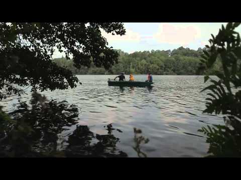 Lourdes - The lake and Lourdes Pyrenees Golf Club