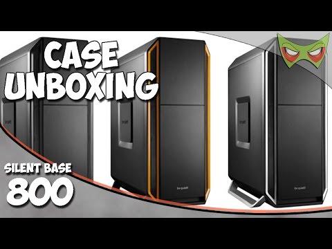Silent Base 800 - Case Unboxing - Silver Window