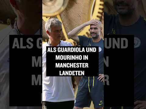 Wisst ihr noch, als Guardiola und Mourinho in Manchester landeten? #shorts