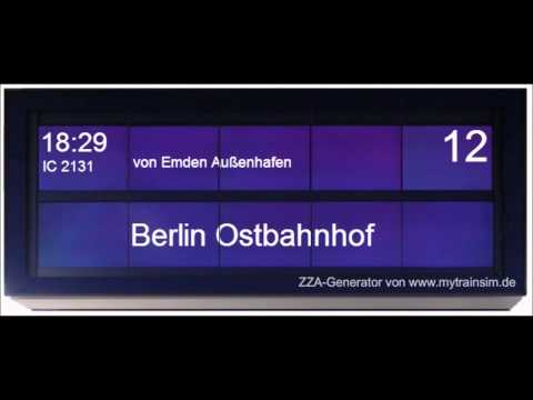Bahnsteigansage für IC 2131 aus Emden Außenhafen