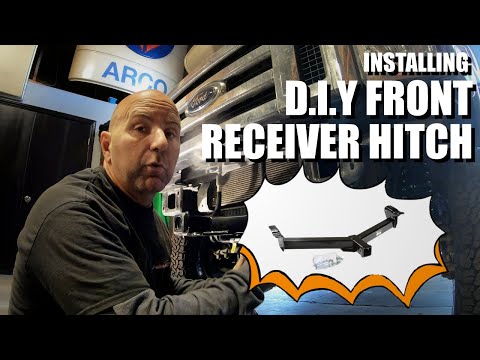 How To Install Draw-Tite Front Mount Hitch Receiver Step By Step Easy DIY | 2022 Ford E-Series