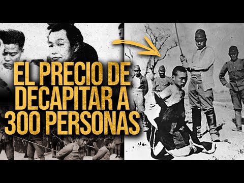 The execution of the Japanese soldier who beheaded 300 people was brutal.