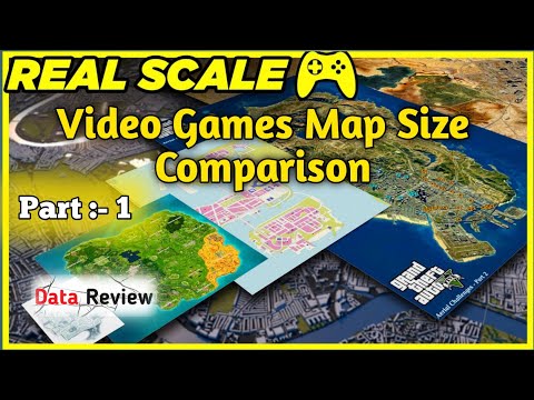 Video Game Map Size 3D Comparison | Part 1 | Data Review