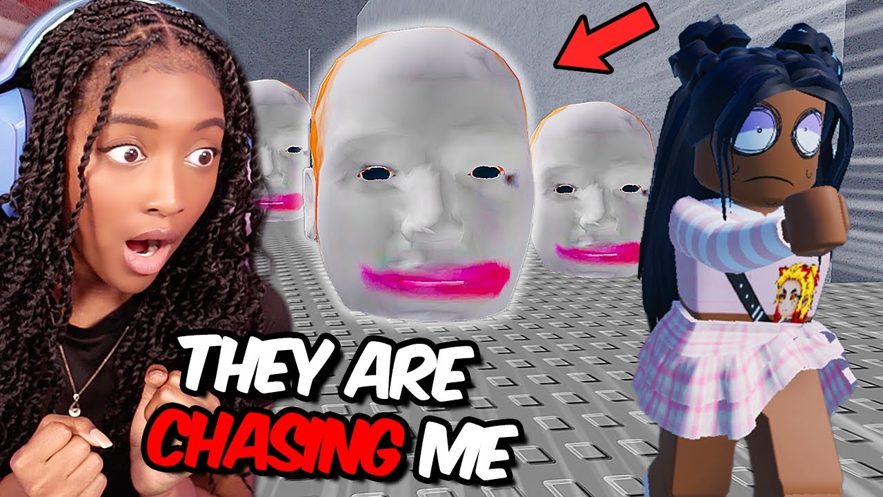 THE BUFF BABY HEADS ARE AFTER ME!! | Roblox Escape Running Head