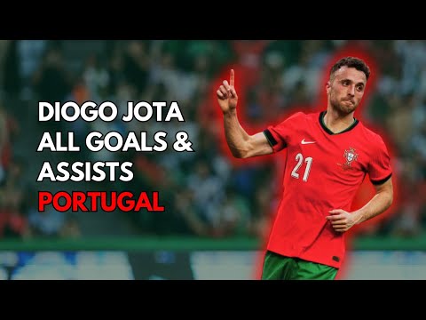Diogo Jota All Assists & Goals for Portugal