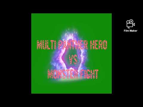 Multi Panther Hero VS Monster Fight