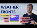 Weather Fronts Explained - Cold, Warm, Occluded & Stationary - For Student Pilots