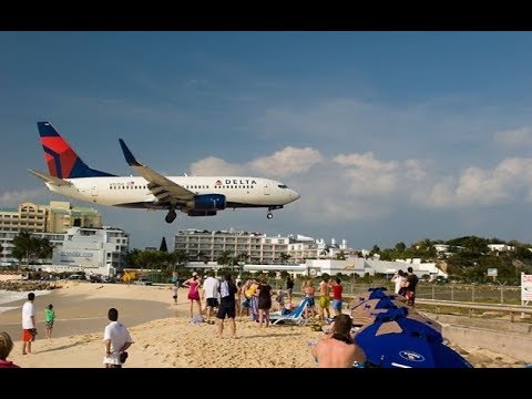 X-Plane 11  B737-800  (SVMI-TNCM)  Опасные аэропорта мира