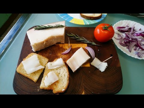 Лардо, итальянский деликатес в домашних условиях Lardo, an Italian delicacy at home