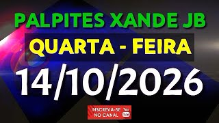 PALPITE DIA 14/10/2026 | JOGO DO BICHO TODAS AS LOTERIAS 
