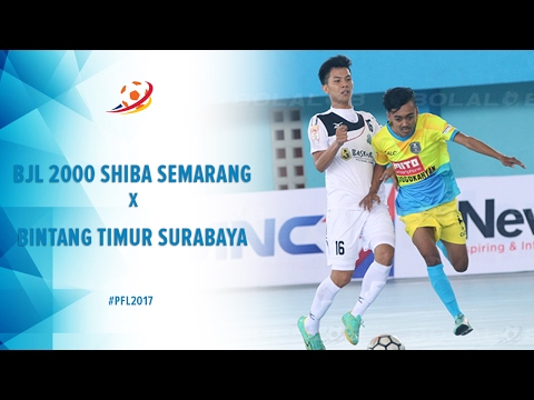 BJL 2000 Shiba Semarang Vs Bintang Timur Surabaya - Highlight Pro Futsal League 2017