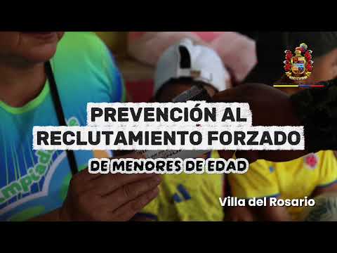 ¡Que no recluten tus sueños! Ejército sensibiliza a familias en Villa del Rosario