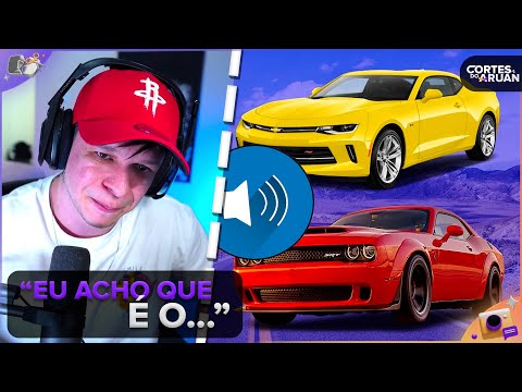 ARUAN REAGE: ADIVINHE O CARRO PELO SOM (WRAP) - Cortes do Aruan